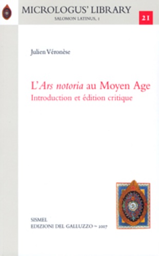 9788884502537-L'Ars notoria au Moyen Age. Introduction et édition critique.