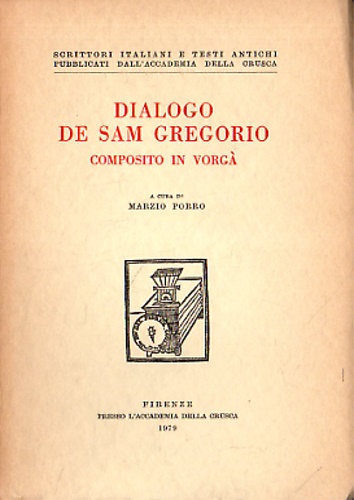 Sam Gregorio. - Dialogo de Sam Gregorio composito in vorg.